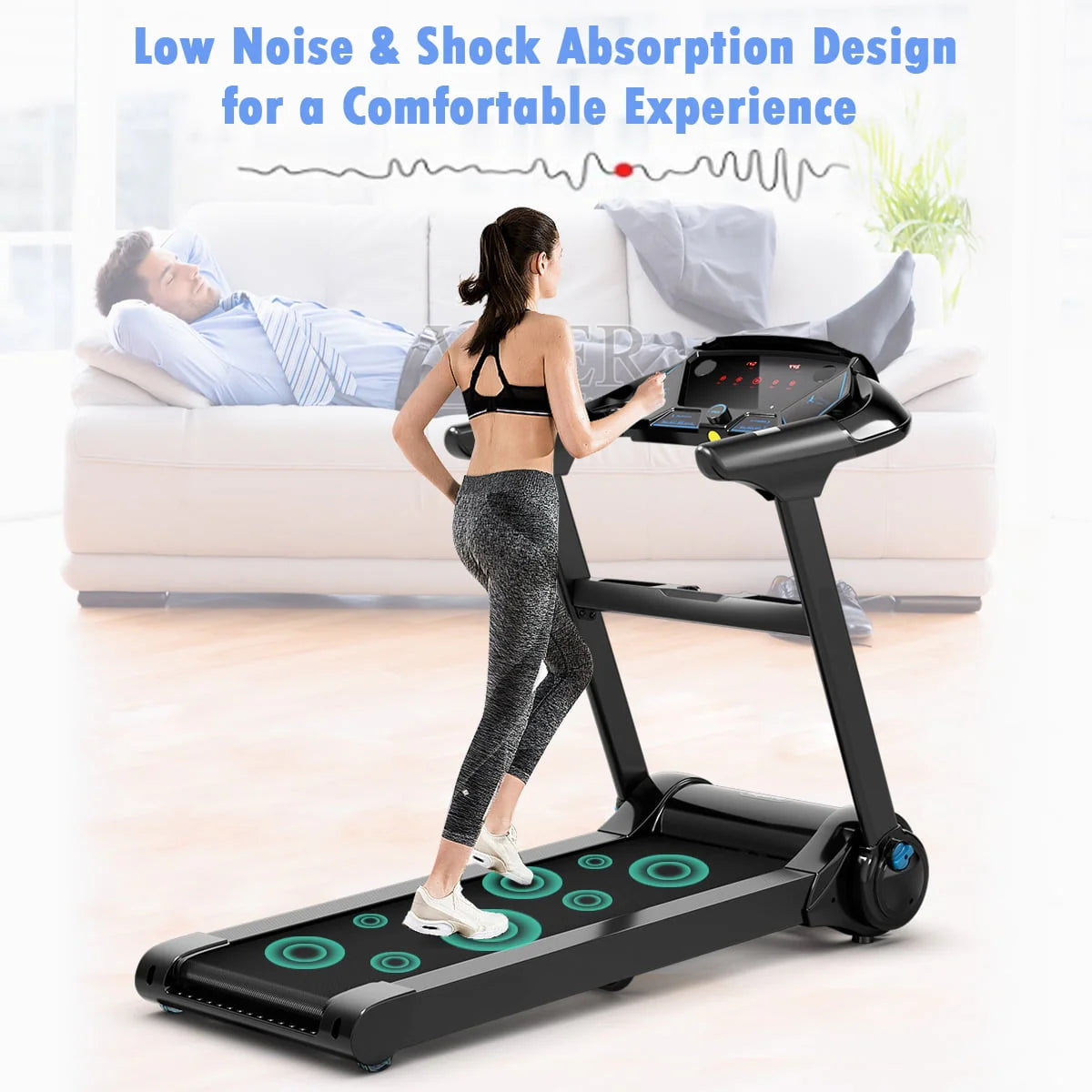 2.25 Hp Electric Folding Treadmill H171