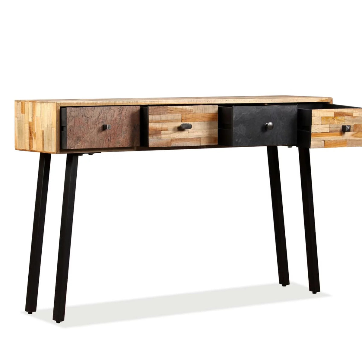 Solid Reclaimed Teak Console Table D8562