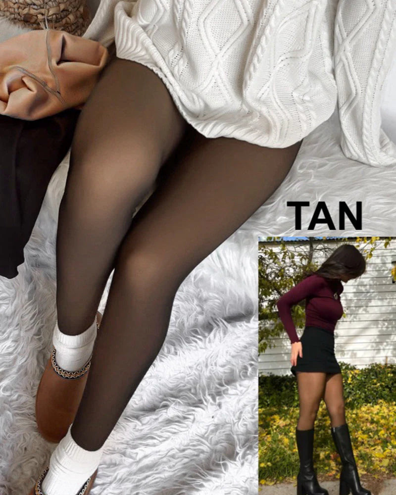 Fleece Lined Tights C8566