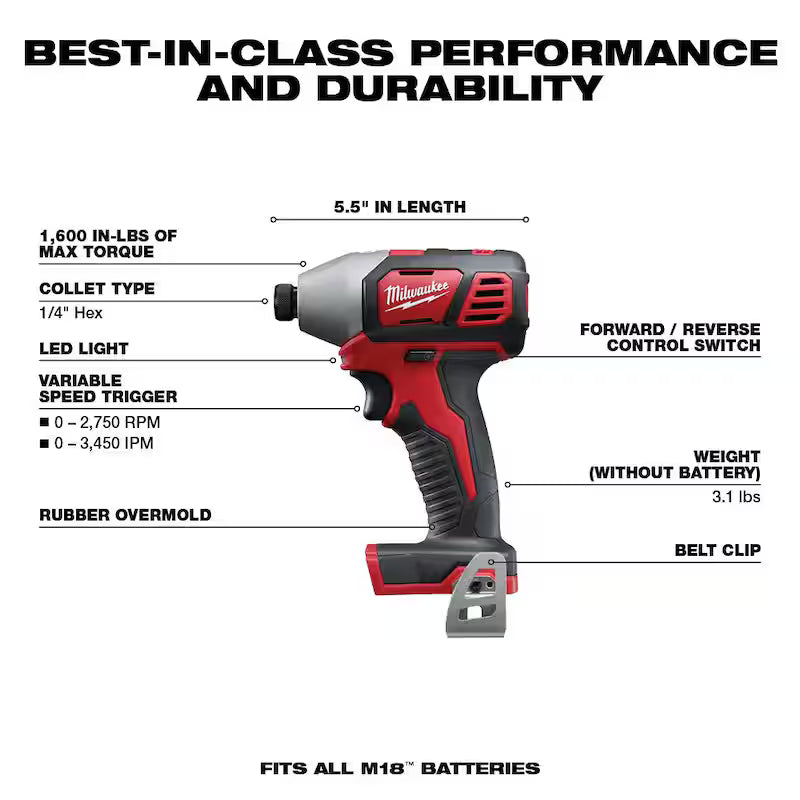 18V Lithium-Ion Cordless 6-Tool Combo Kit with Battery K7463