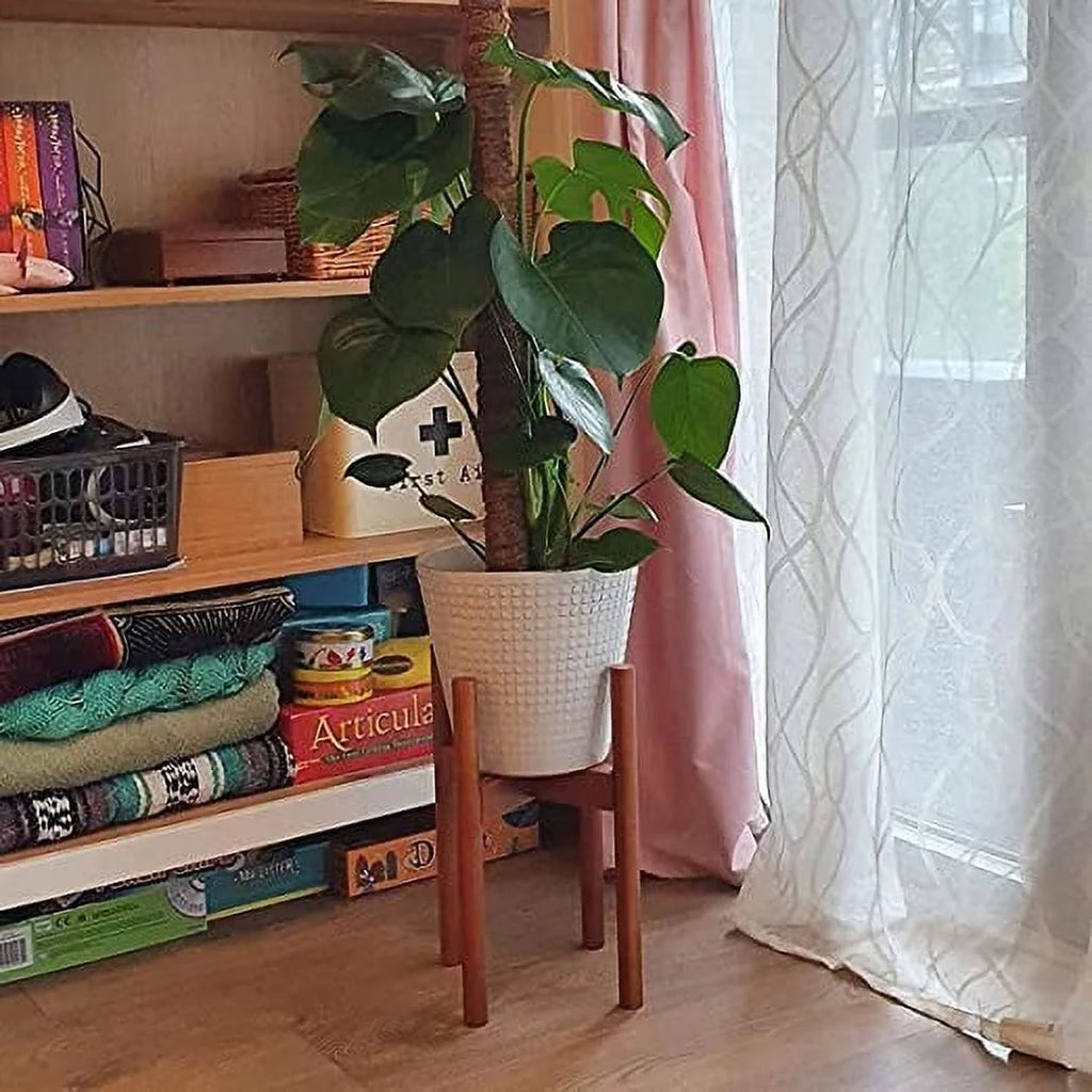 Bamboo Adjustable Plant Stand 1 Pack Z61924