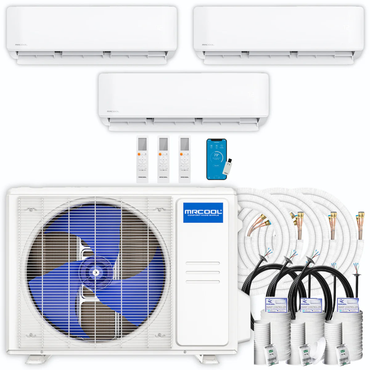 36,000 BTU 3 Zone Ductless Air Conditioner and Heat Pump B963