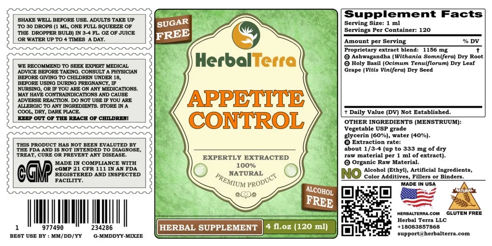 Alcohol-Free Keto Friendly Liquid Extract 4 Fl.Oz V8618