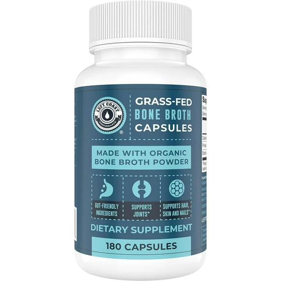 180 Ct Grass-Fed Bone Broth Capsules C880794