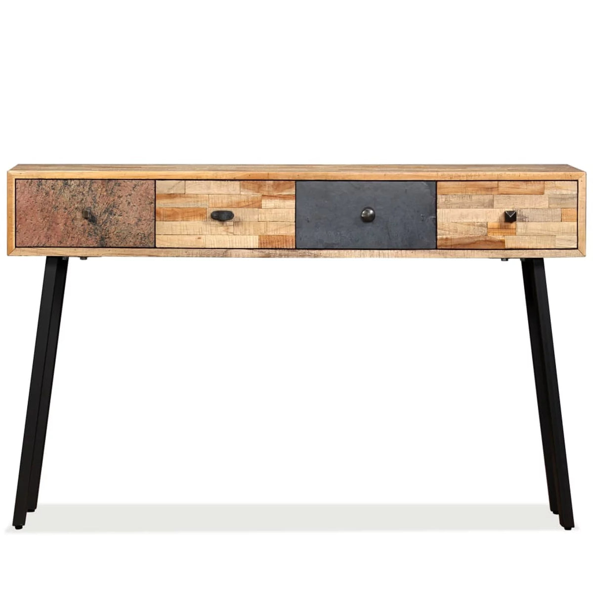 Solid Reclaimed Teak Console Table D8562