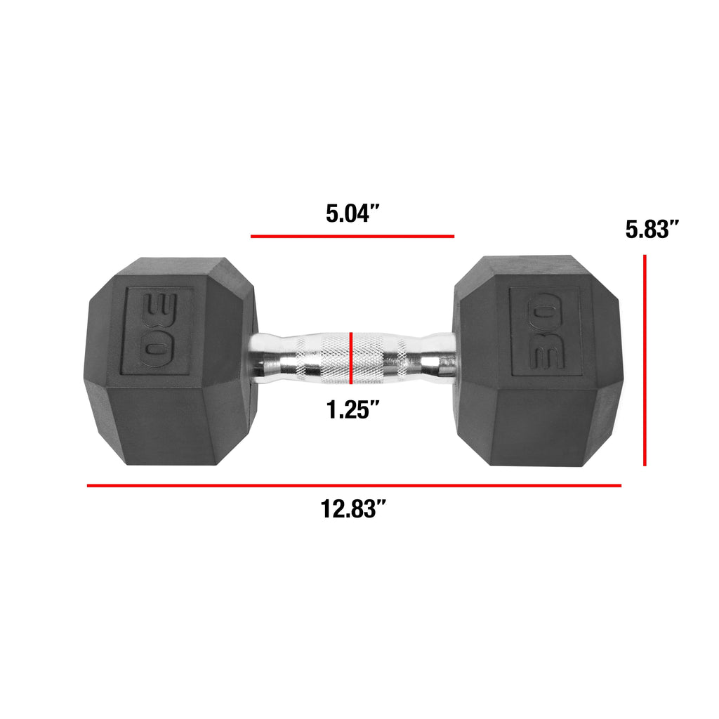 30lb Coated Dumbbell Pair W8411