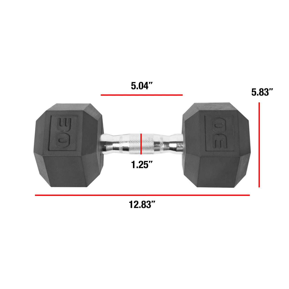 30lb Coated Dumbbell Pair W8411