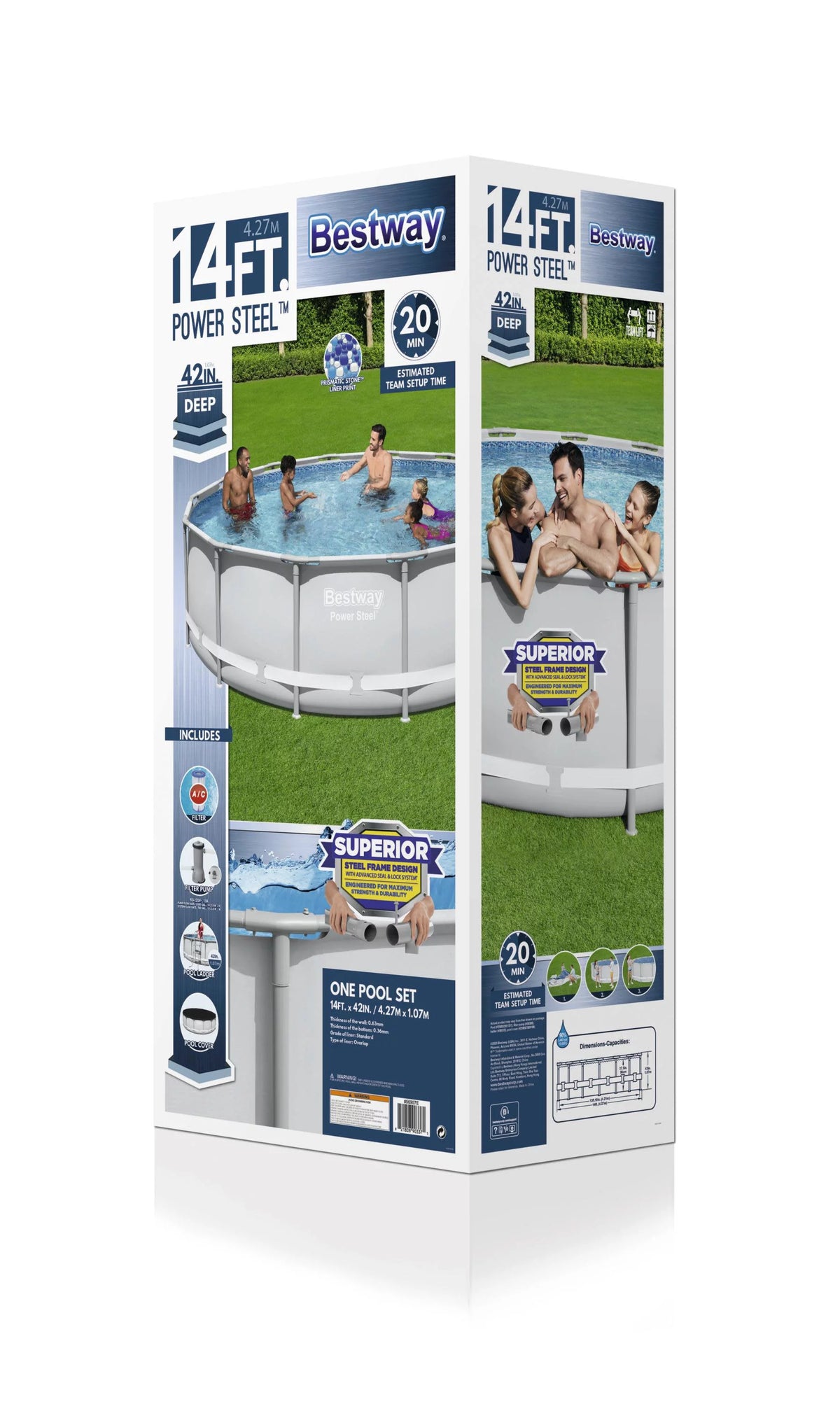 14' x 42 Above Ground Pool Set D5304