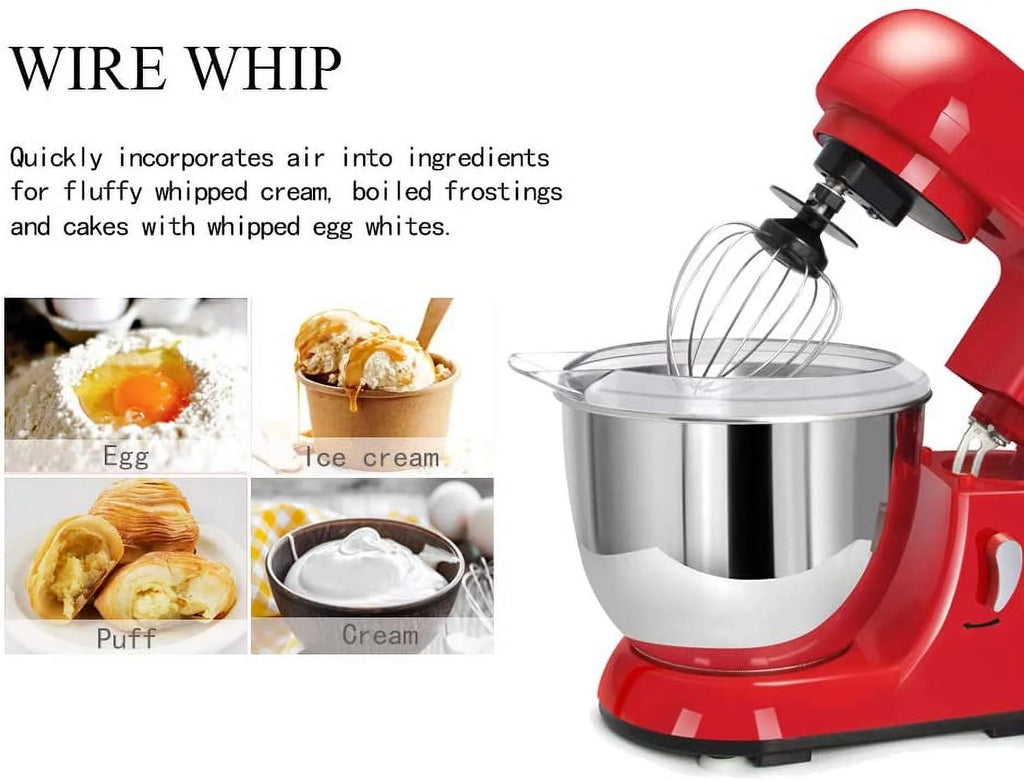 Red 5.5qt Standing Mixer H8767
