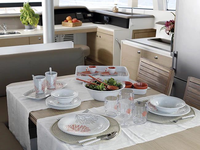 Melamine Serving Dish Set, Set 2 Pcs X1149