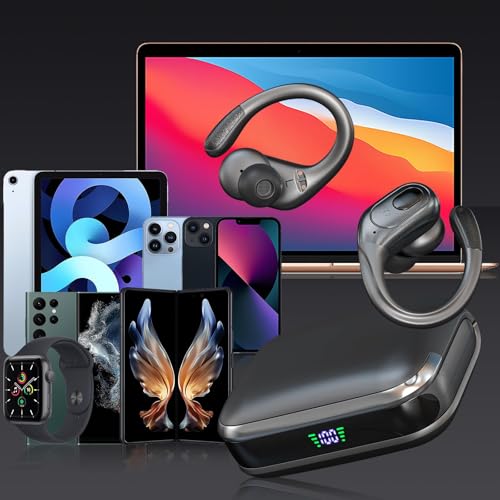 Black IPX7 Waterproof Wireless Bluetooth Earbuds Q590
