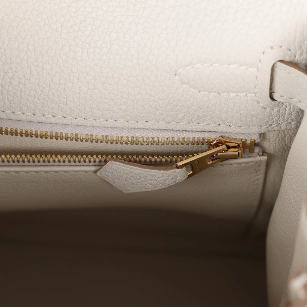 Gris Pale Togo Leather Bag P657