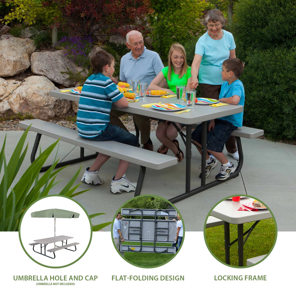 6 ft. Picnic Table Set of 10 N4245