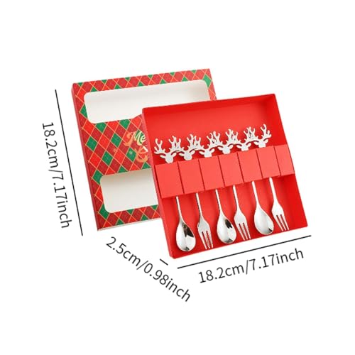 Christmas Stainless Steel Spoons Forks Set K4589