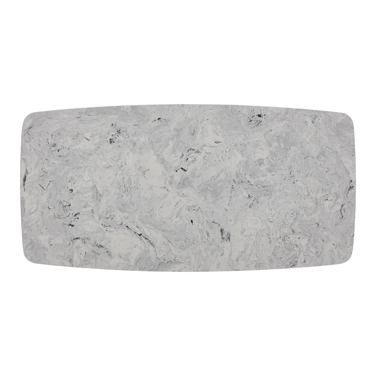 70.5" Wood & Faux Marble Dining Table U91508
