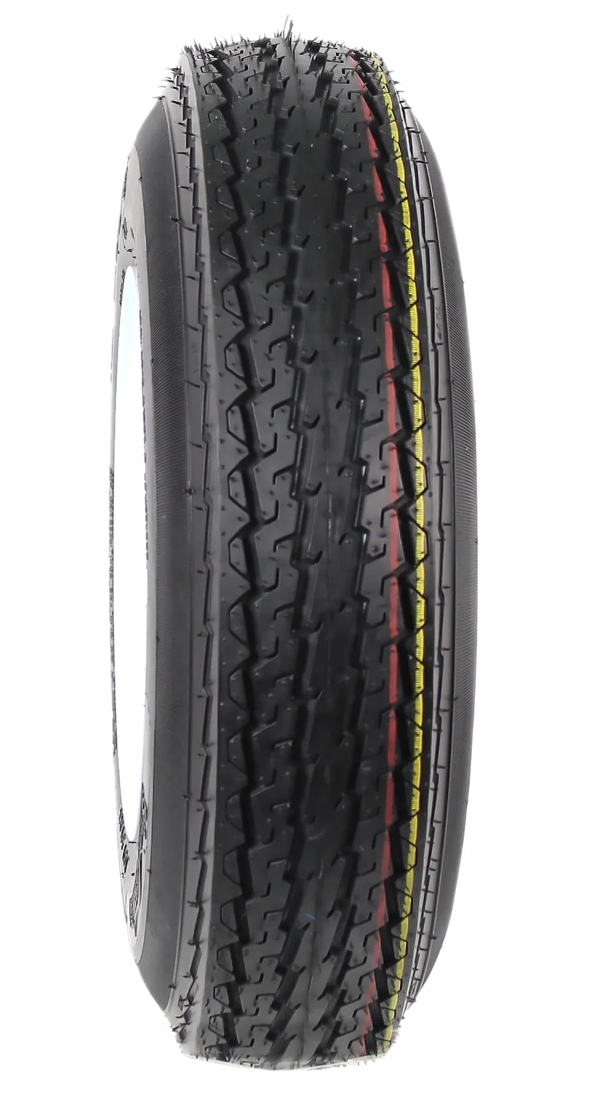 Two Trailer Tires On Rims 4.80-8 5 Lug White H514