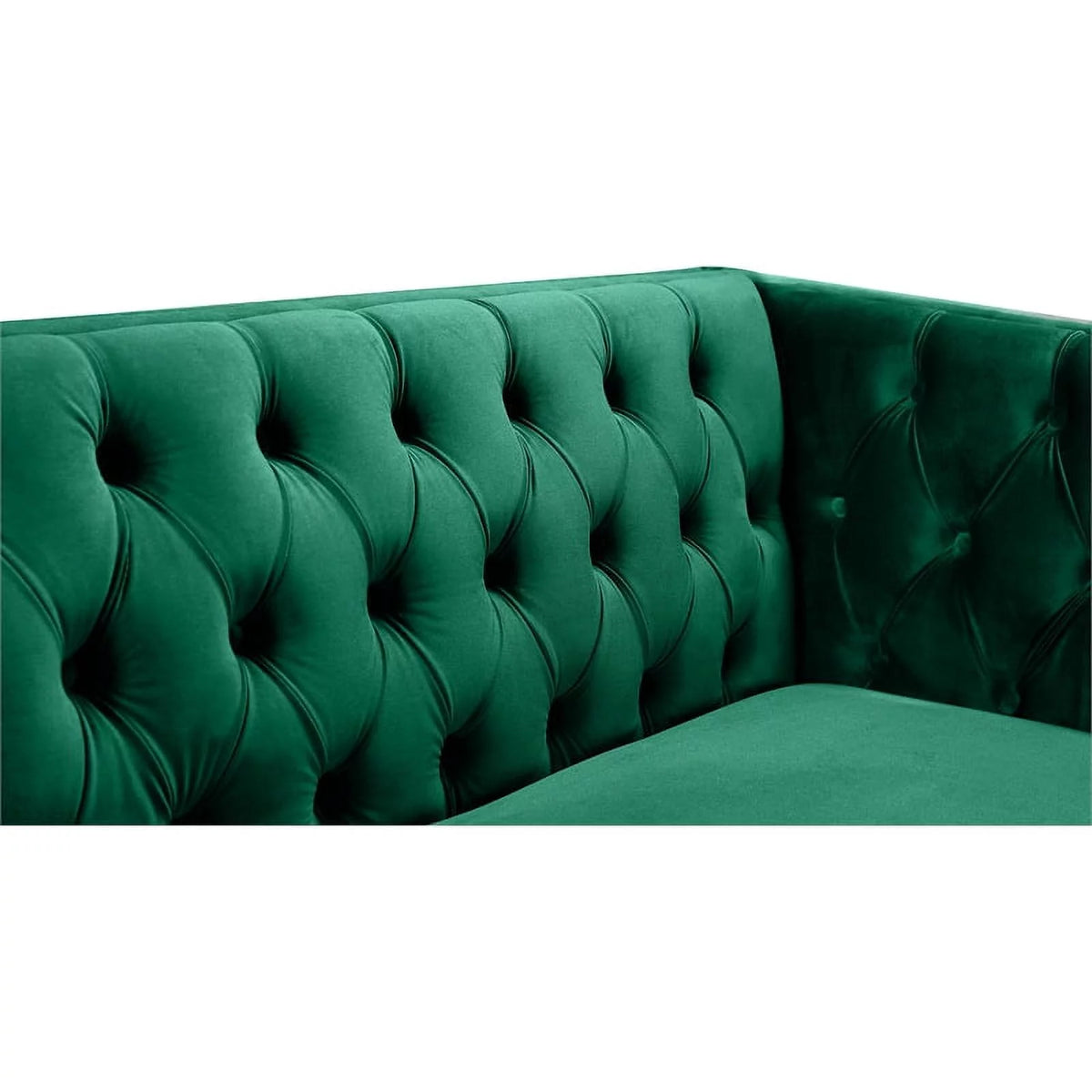 Green Velvet Loveseat B7882