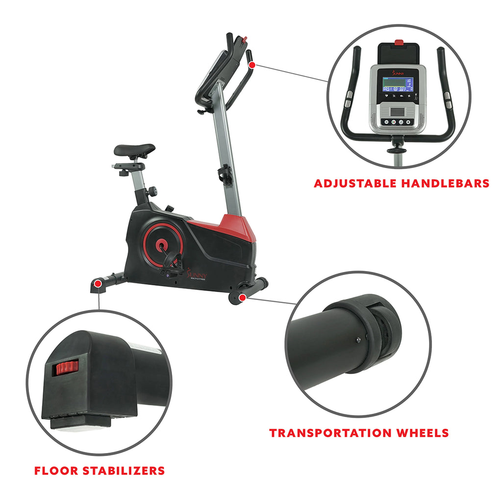 Stationary Upright Bike with Electro-Magnetic Resistance M16574