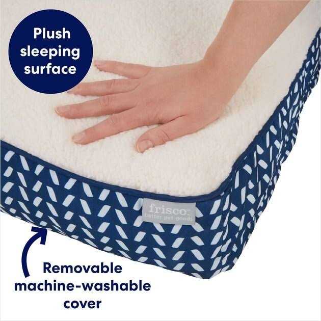 Plush Orthopedic Dog Bed with Removable Cover E269