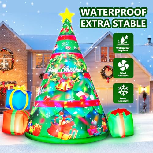 Inflatable Hanging Santa with Bright LEDs A85307