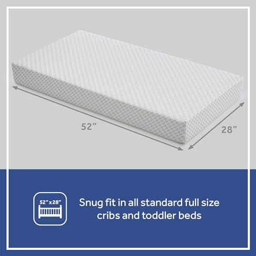 Breathable Crib Mattress, 2 Stage, 52x28 E4561