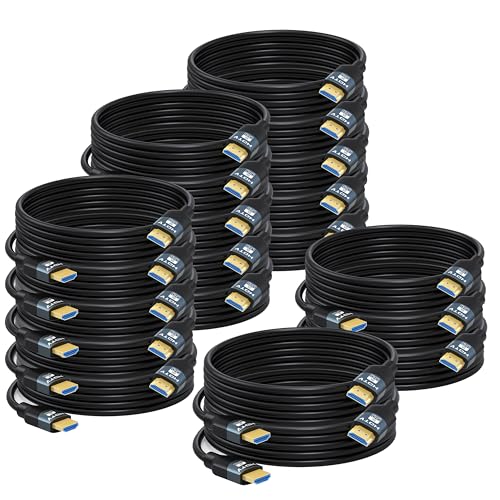 8K HDMI 2.1 Cables 6FT 5-Pack High Speed 165/180/240Hz V791064