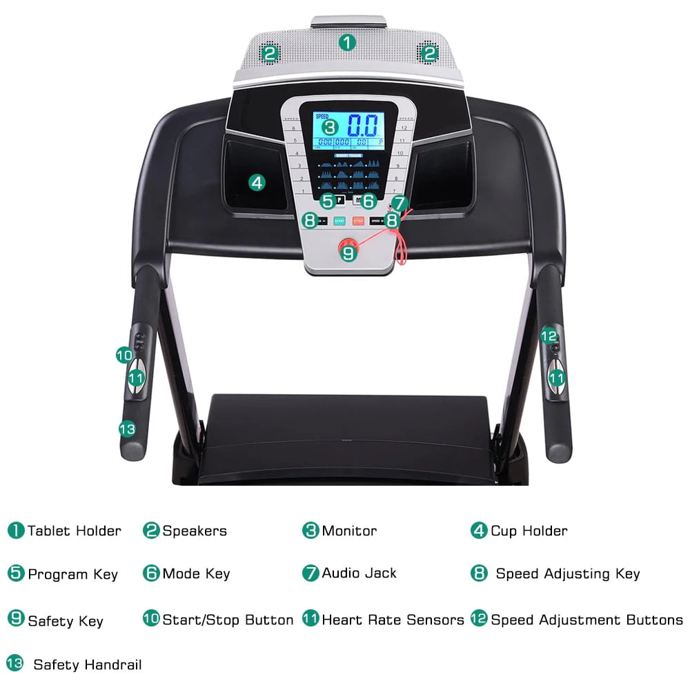 Folding Treadmill with LCD Display G8616