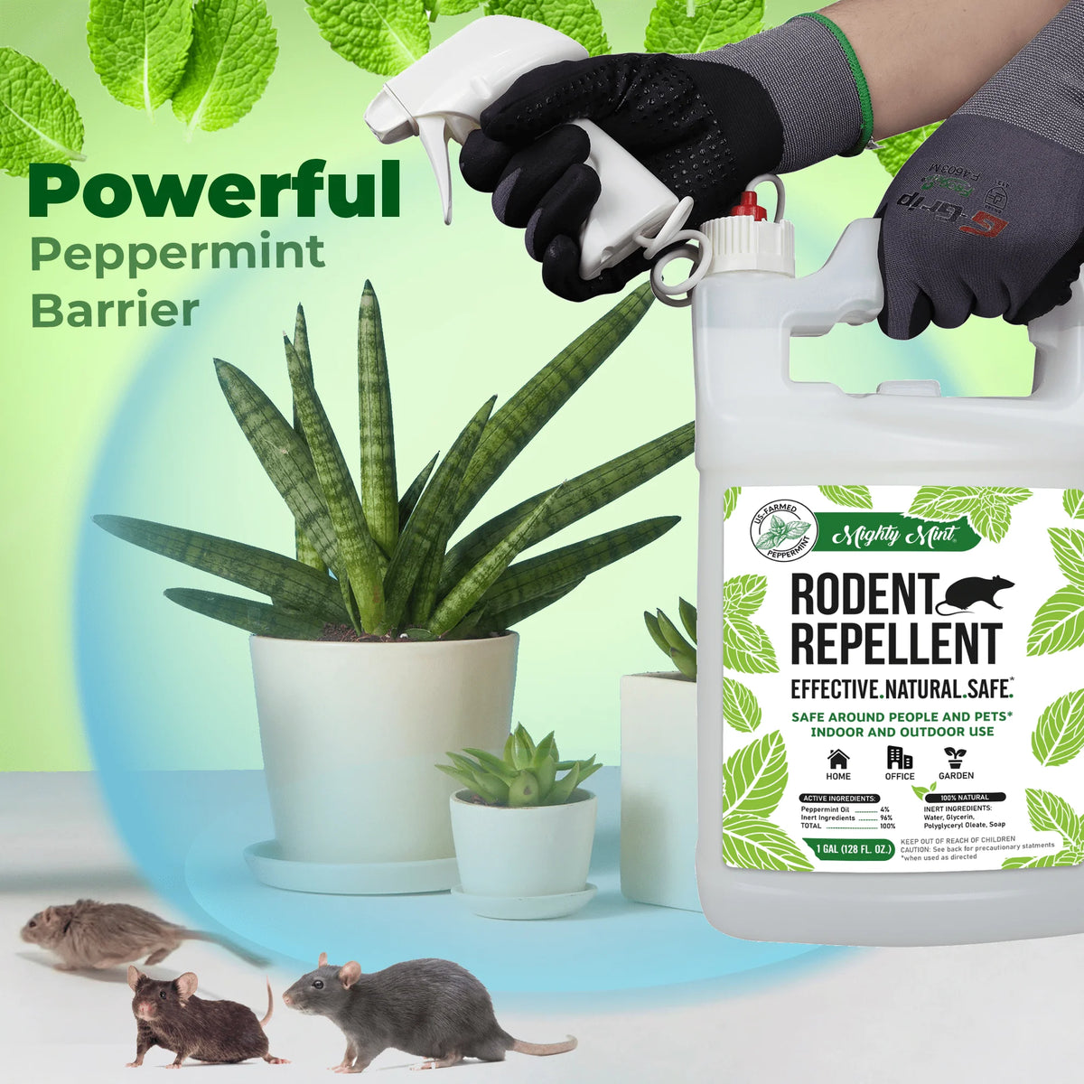 Peppermint Oil Rodent Repellent Spray K921828