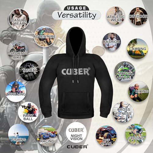 Armored Motorcycle Hoodie for Men & Women R114