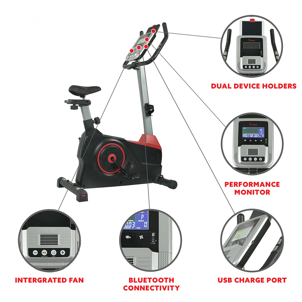 Stationary Upright Bike with Electro-Magnetic Resistance M16574