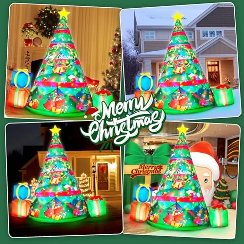 Inflatable Hanging Santa with Bright LEDs A85307