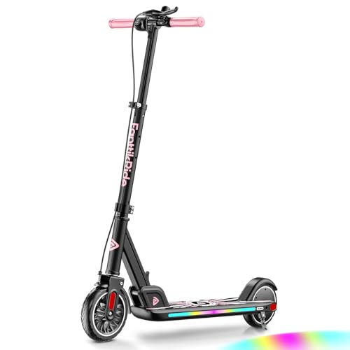 Electric Scooter with LED Lights, Bluetooth Speaker, Adjustable Height, Foldable P932