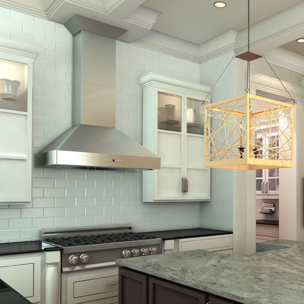 36-Inch Wall Mount Range Hood in Stainless Steel with 2 LED Lights R533413