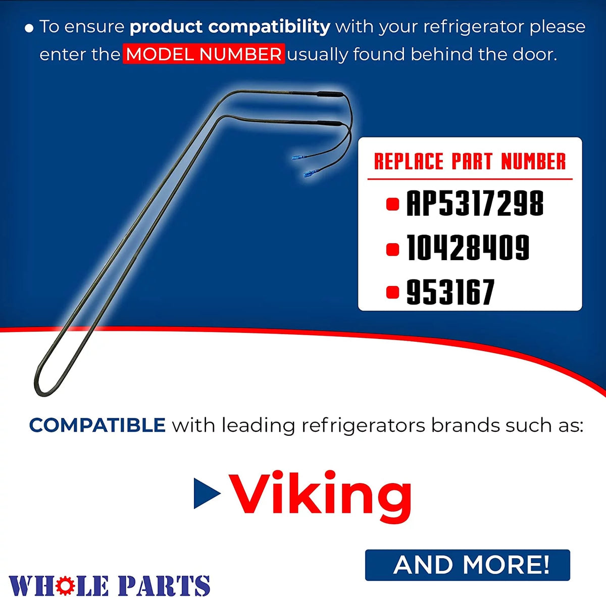 Bottom Mount Evaporator Heater F7534