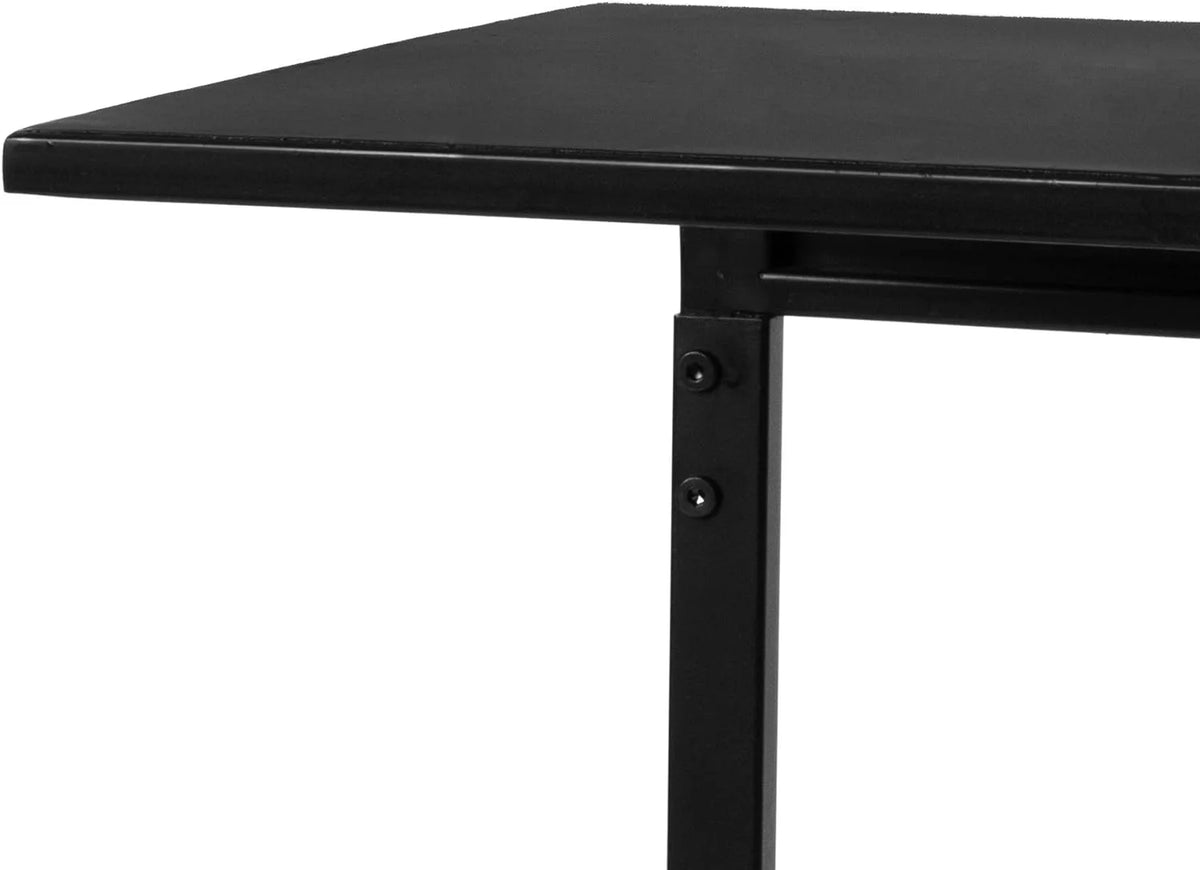 Black C-Shaped Desk A121