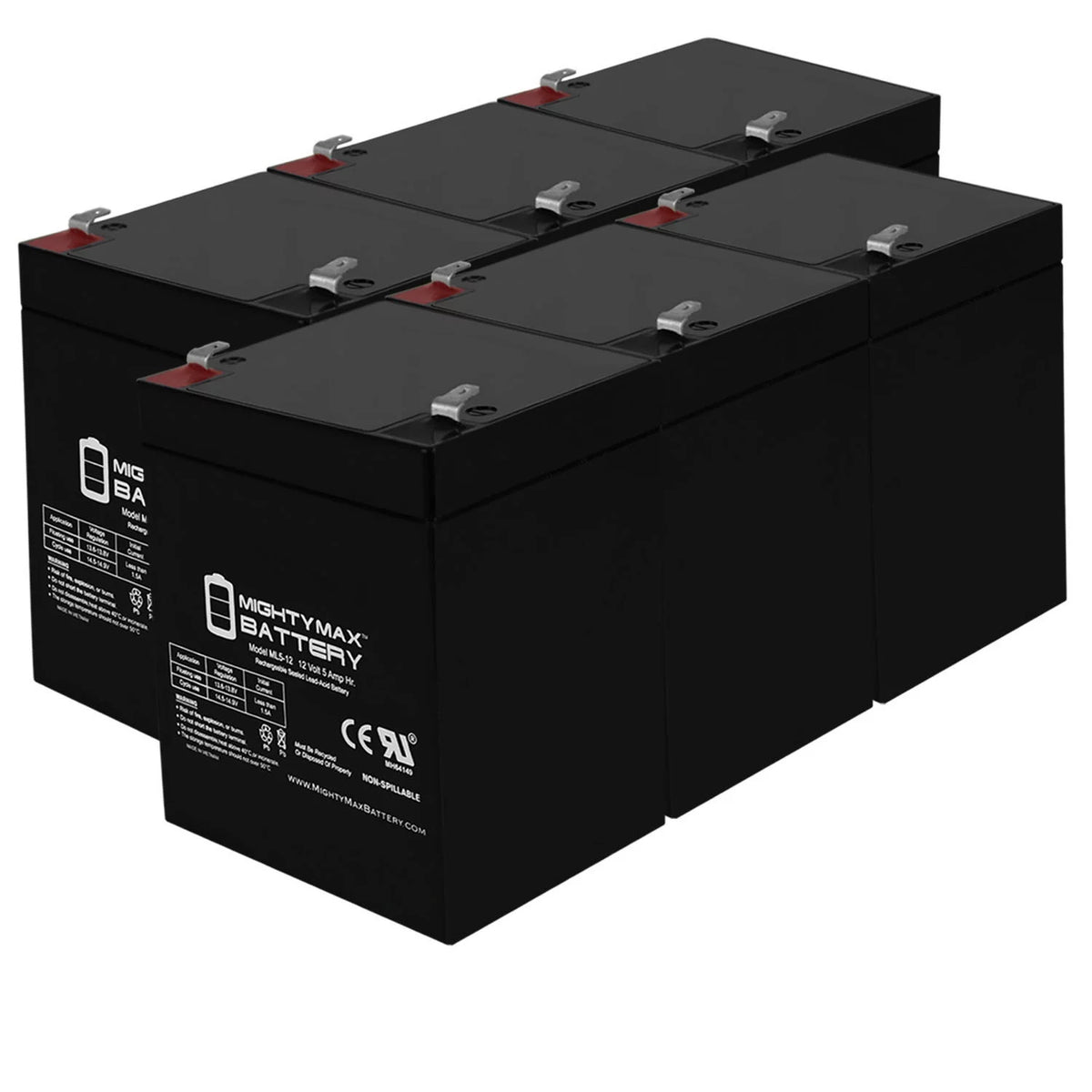 12V 5AH Rechargeable Sealed Lead Acid Battery C276