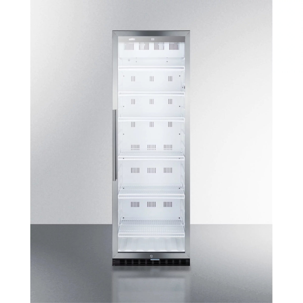 24" Wide 12.6 Cu. Ft. Stainless Steel Merchandiser Refrigerator B50341