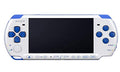 White Blue Handheld Gaming Console with 8GB Memory Card L8100