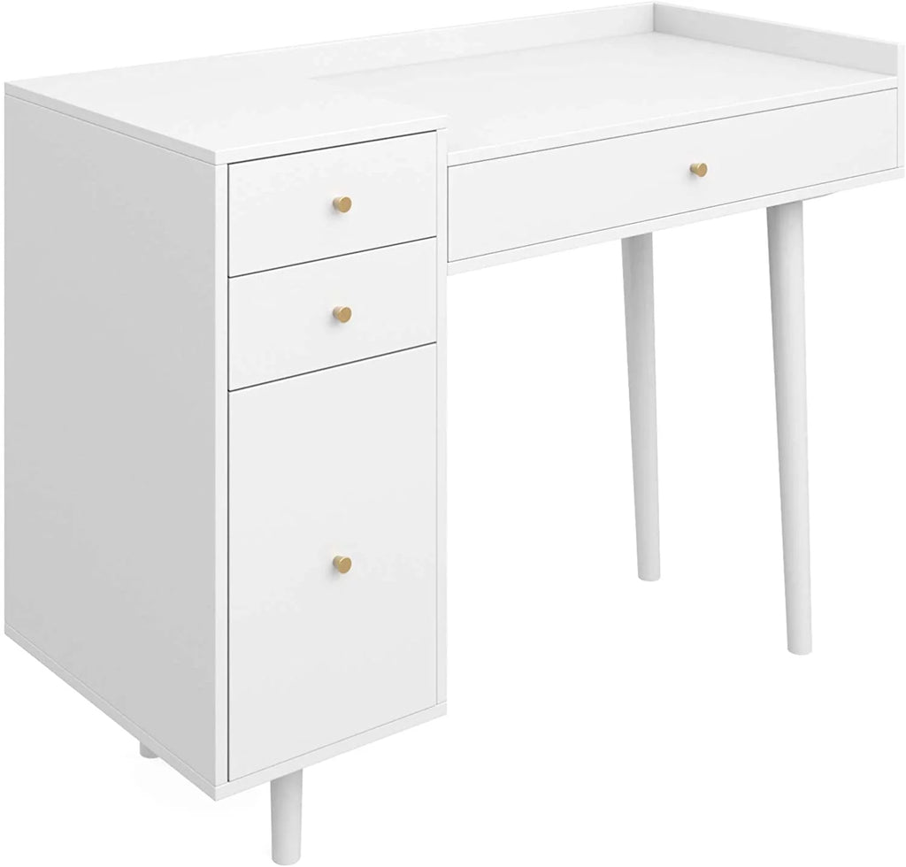 White 4 Drawer Vanity Dressing Table M486