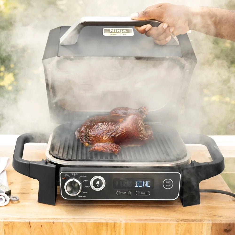 Outdoor Grill & Smoker with Air Fryer C861003