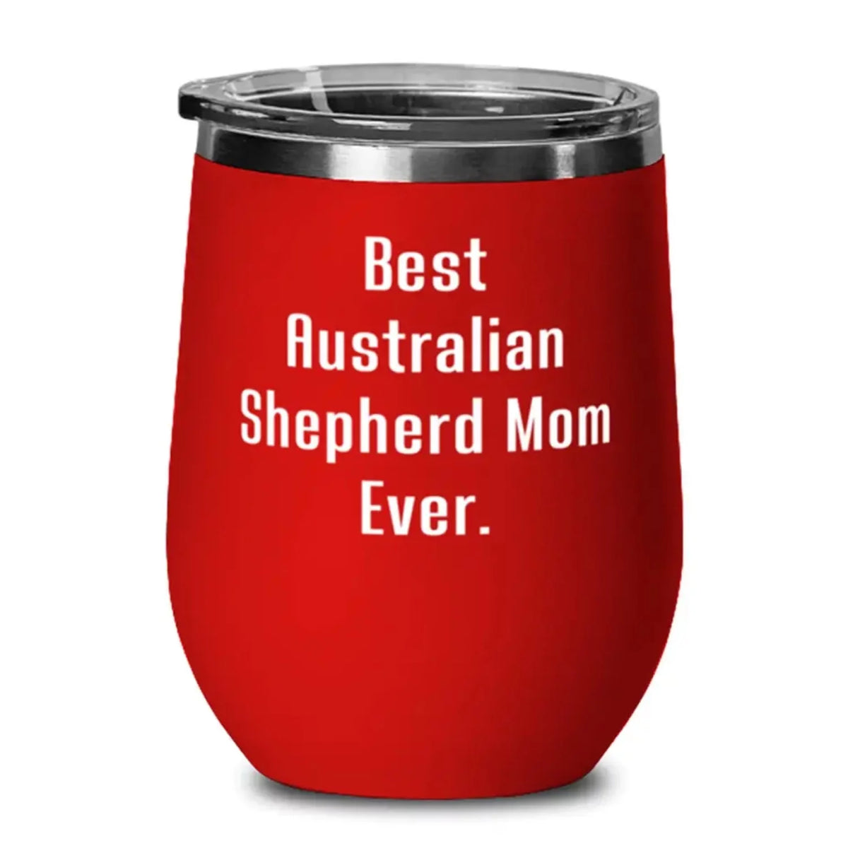 Australian Shepherd Dog Wine Glass J148564
