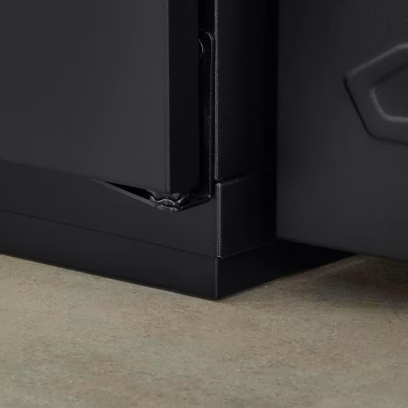 Heavy Duty 20-Gauge Steel Freestanding Garage Cabinet in Black M444814