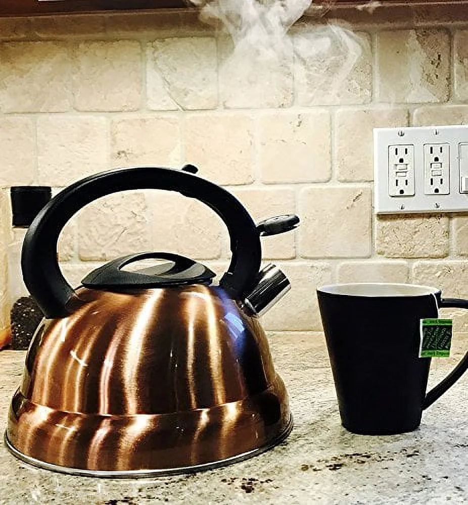 3 Quart Stainless Steel Whistling Tea Kettle Q978245