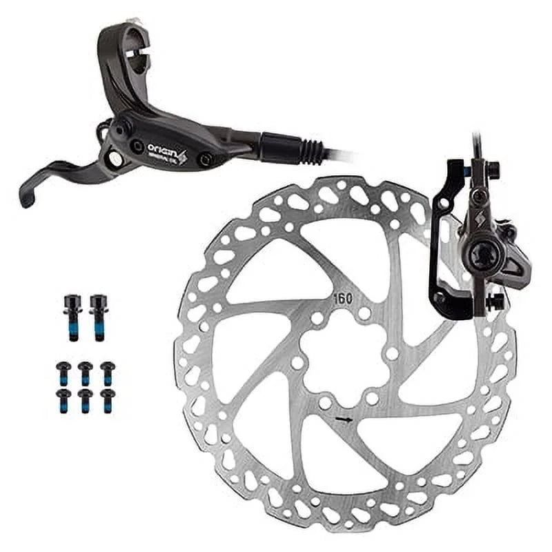 Hydraulic Post Mount Disc Brake with Lever and Rotor 160mm R903