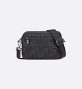 Black Mini Safari Bag with Strap R49658