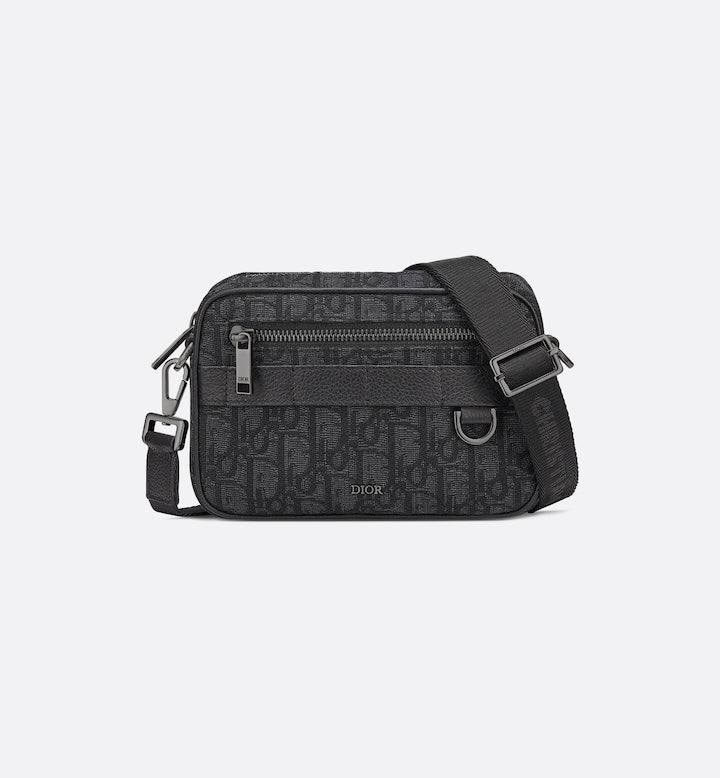 Black Mini Safari Bag with Strap R49658
