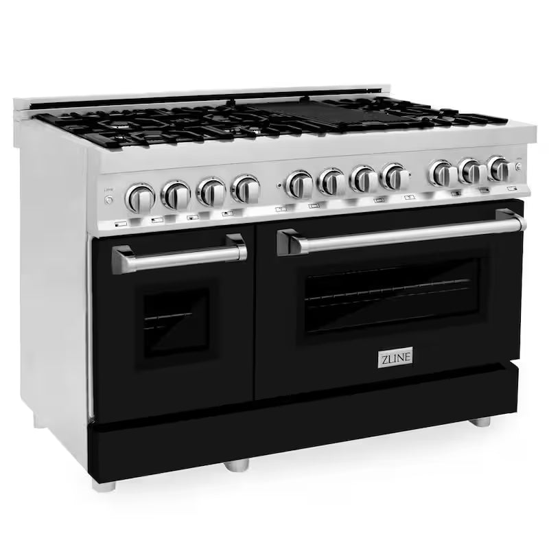 7 Burner Double Oven Dual Fuel Range Stainless Steel X220