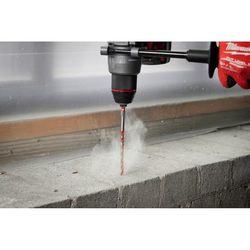 10-Piece Carbide Hammer Drill Bit Set W6729