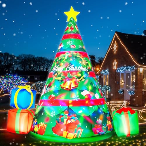 Inflatable Hanging Santa with Bright LEDs A85307