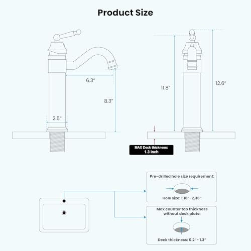 Brushed Nickel Single Handle Brass Bathroom Faucet with Pop Up Drain W5487